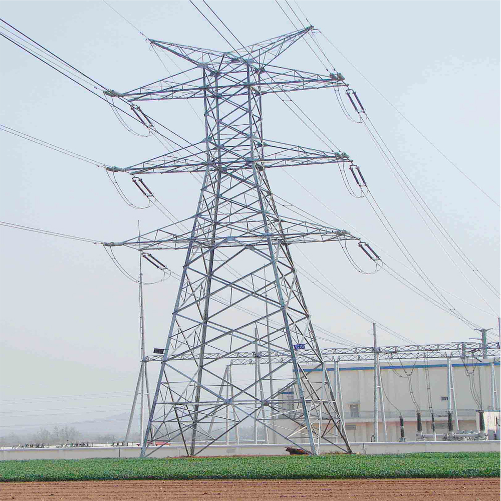 High-Voltage-500kv-Monopole-Power-Transmission-Steel-Tower - PT HOGN TRANS JAYA